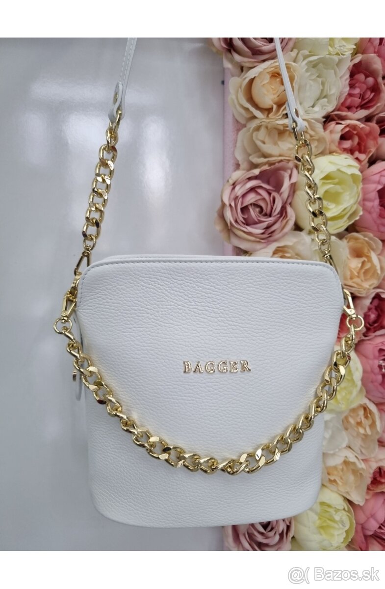 Luxusná kožená Crossbody kabelka BAGGER