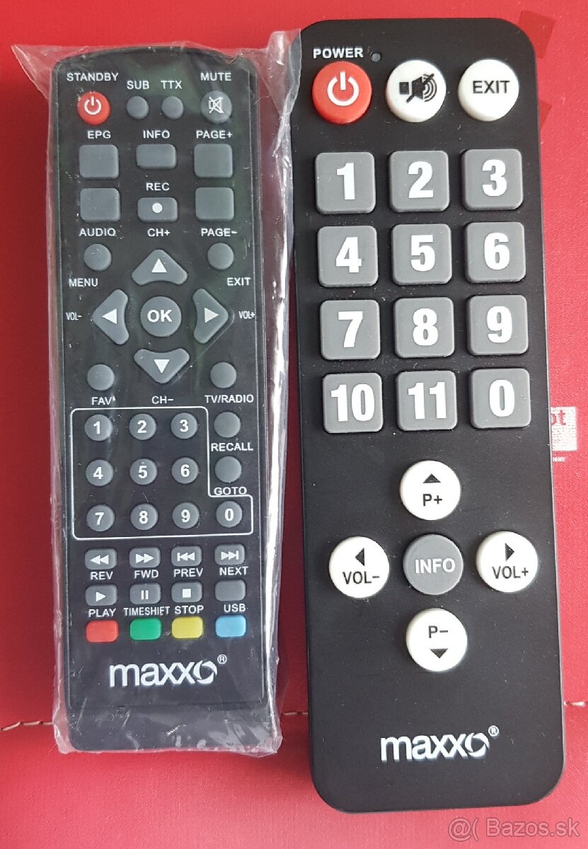 Diaľkový ovládač na setobox Maxxo