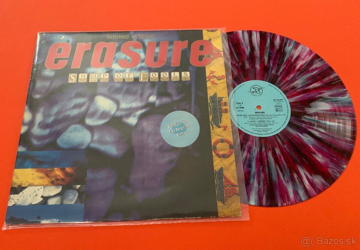 ERASURE-Ship of fools Singel Lp