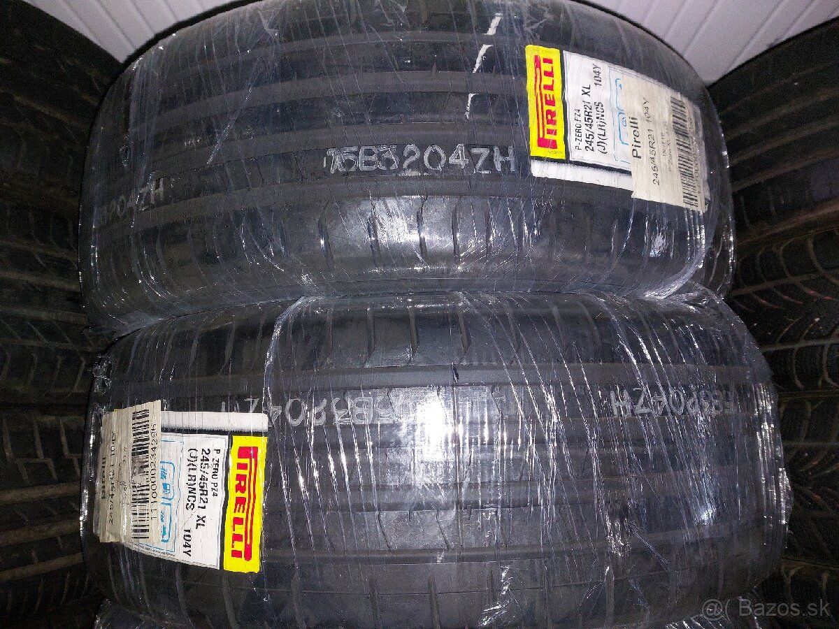 2x nové letné 245/45 r21 Pirelli Pzero