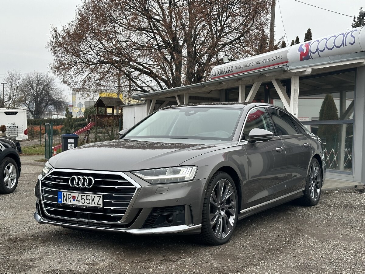 Audi A8 5,O TDI QUATTRO 1 MAJITEL,MAX ZACHOVALÁ TOP VÝBAVA