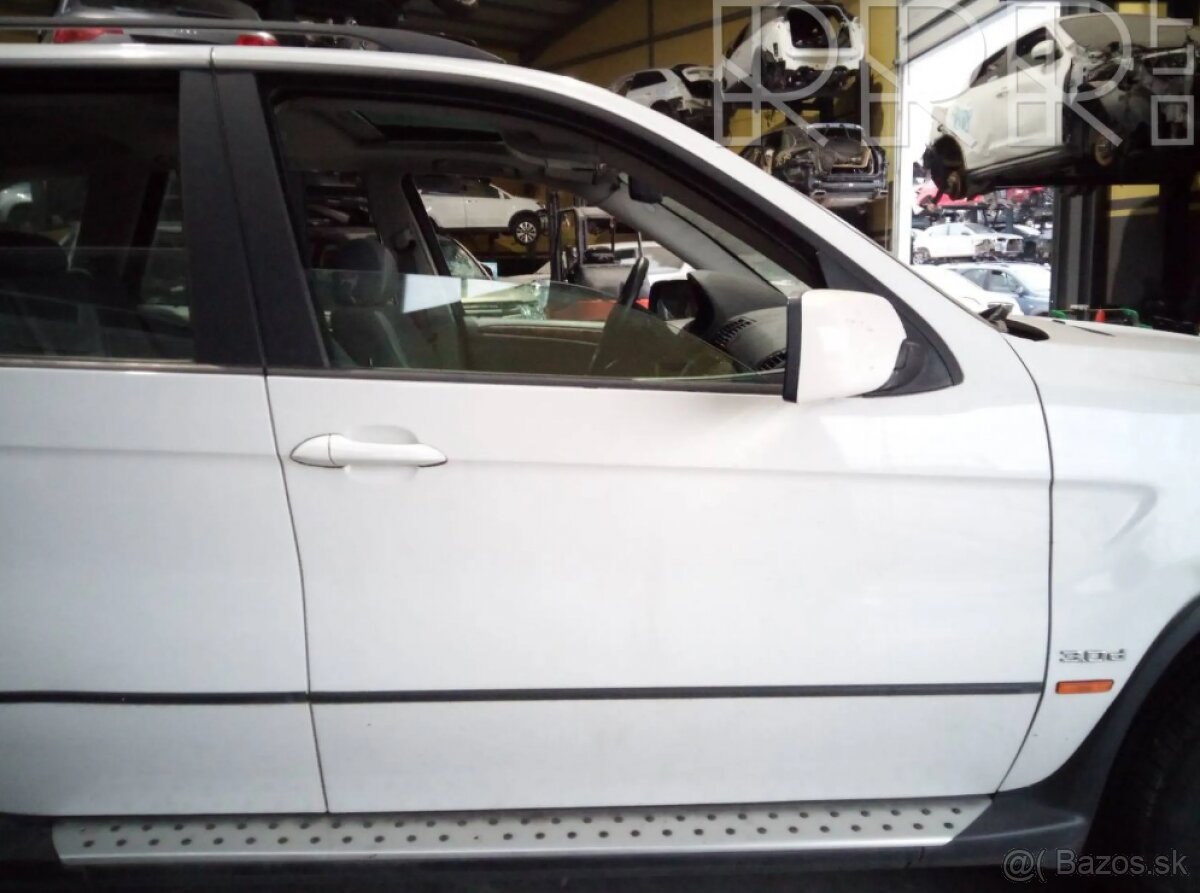 bmw x5 e53 dvere, blatnik, kufor spodny a horny-CIERNA,BIELA