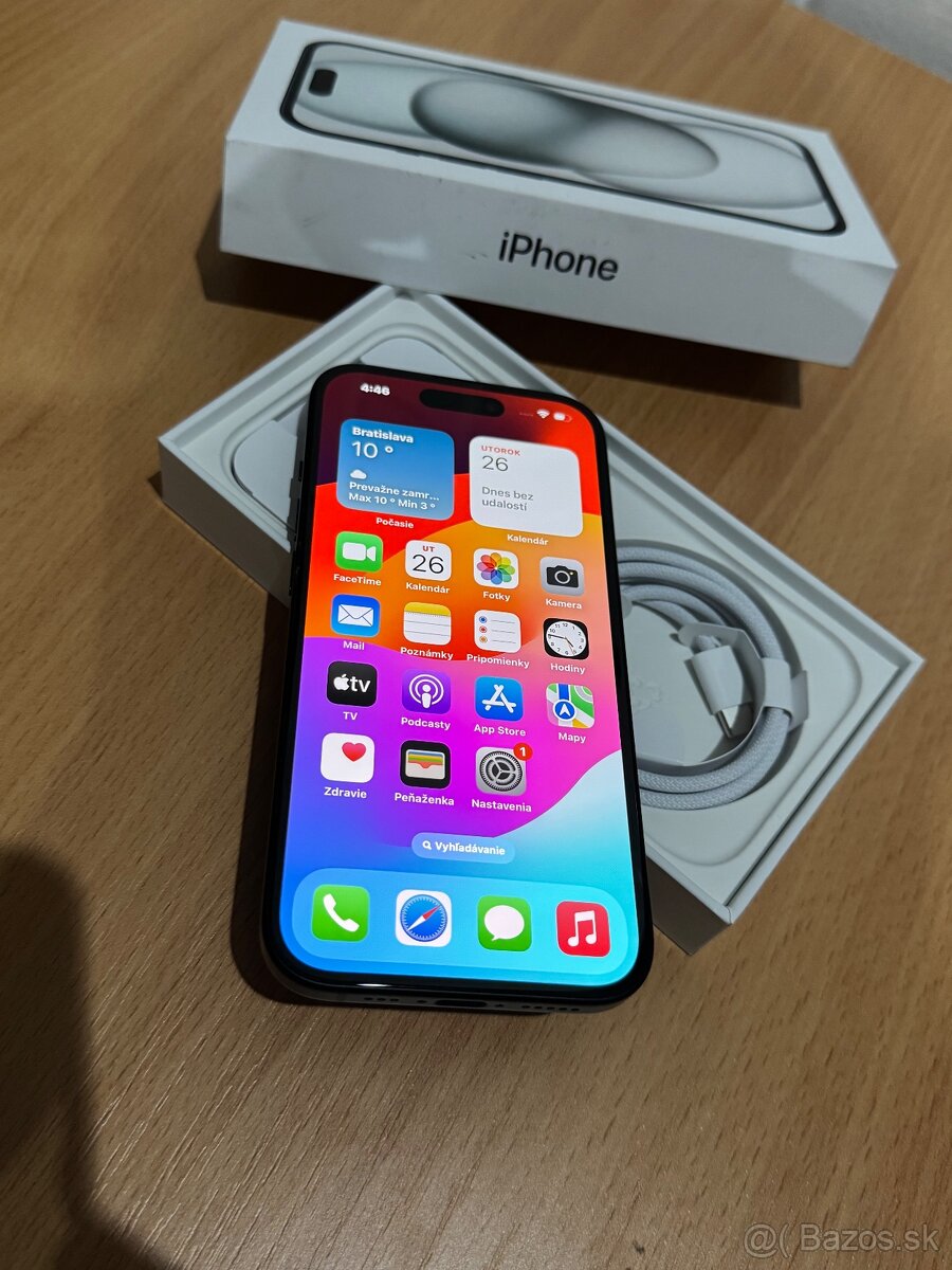 iPhone 15 256gb - black