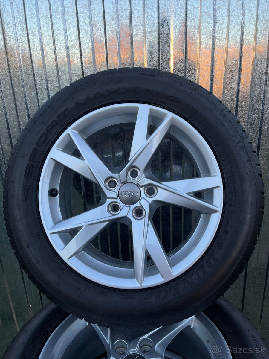 5x112 R17 ORIGINÁL AUDI, DUNLOP 235/55