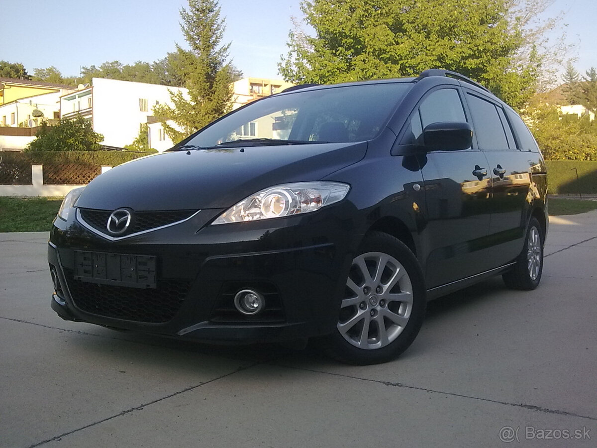 Mazda 5 2,0MZR-CD r.11/2010, 6-rýchlostná, 7-miestna, čierna