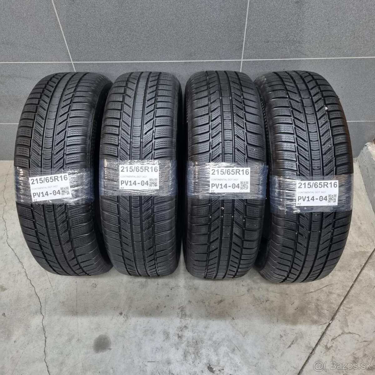 Zimné pneumatiky 215/65 R16 CONTINENTAL DOT3421