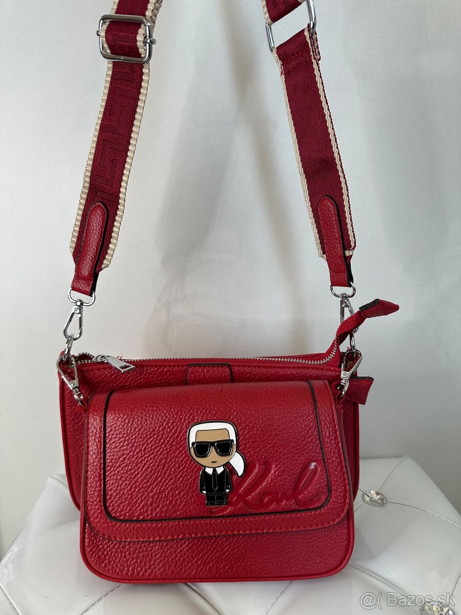 Karl Lagerfeld kabelka cervena