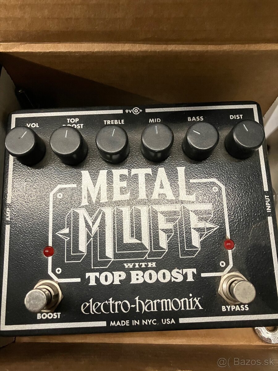 Gitarovy efekt metal muff