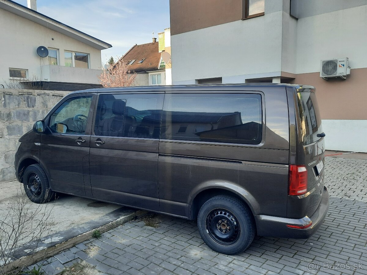 VW T6 Cararavelle 2.0TDI 110kw r.v 3/2016- 1. majiteľ