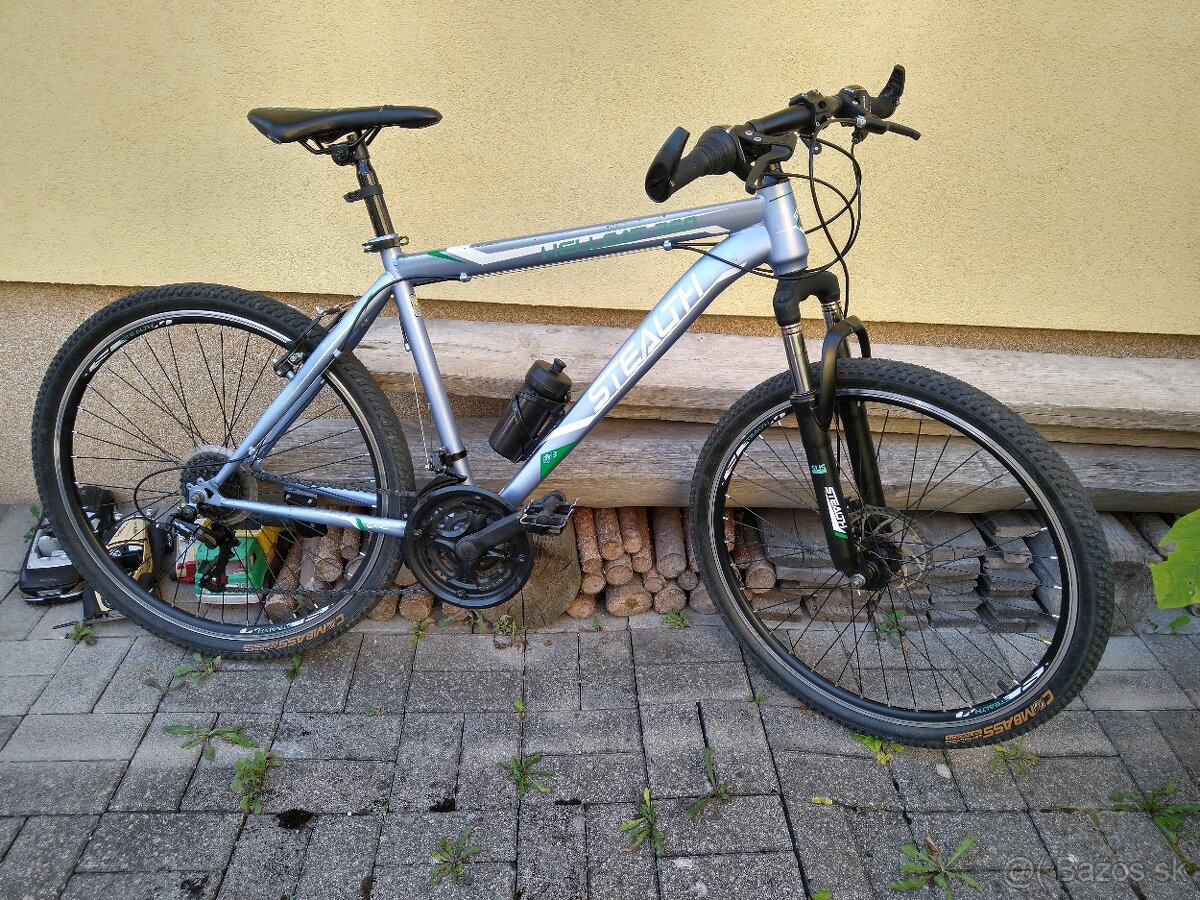 horský bicykel STEALTH ,26"kolesá,18"rám,Odpruž.Zánov