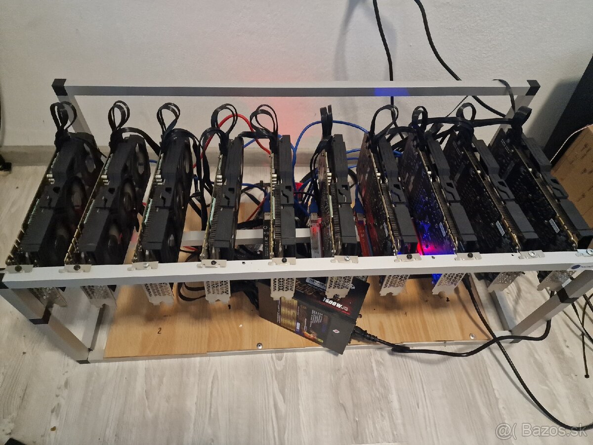 Nvidia P104-100 8GB x10 mining rig