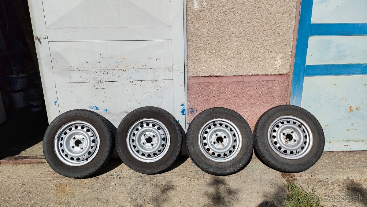 Predám kolesá 4Jx13 H2 s pneumatikami 165/70 R13