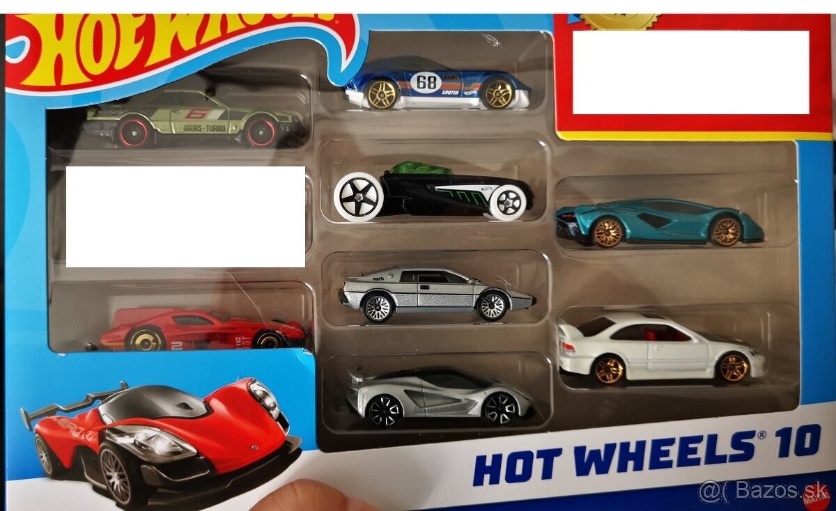 Hotwheels otvoreny 10 pack /8ks