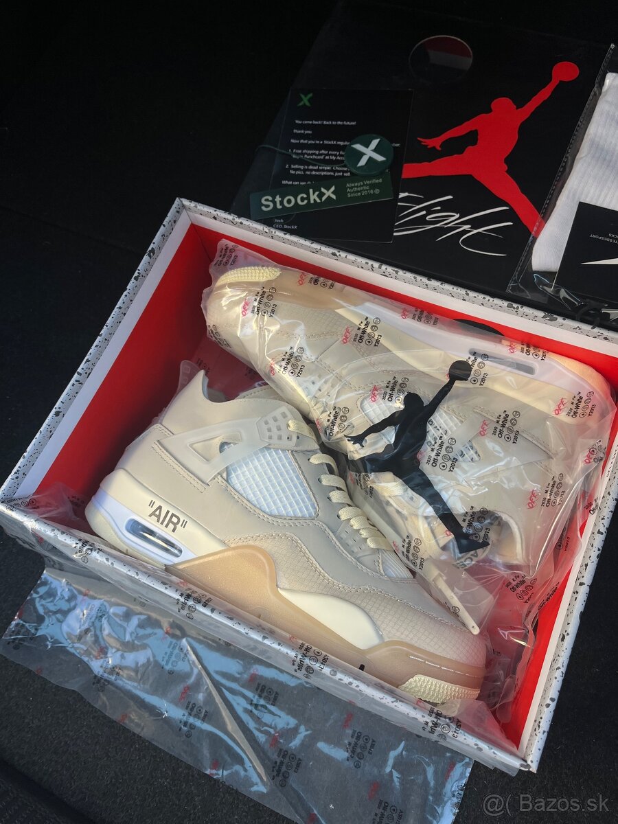 Jordan 4 Retro Off-White Sail