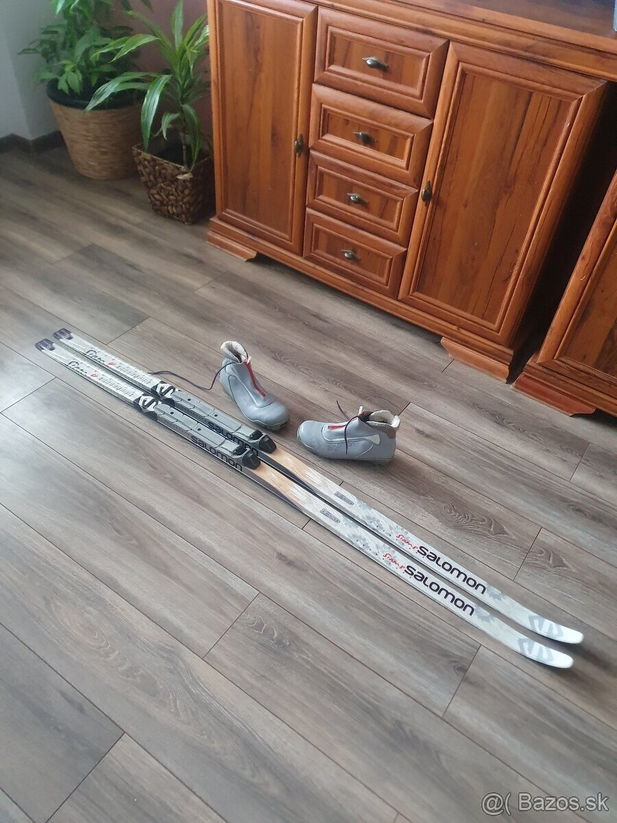 Predam bezkovy set,SALOMON,173 cm,SNS,c.40,supiny