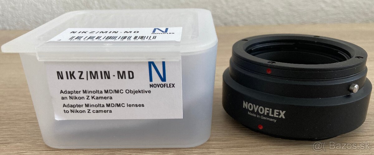 Novoflex adapter Minolta MD -> Nikon Z