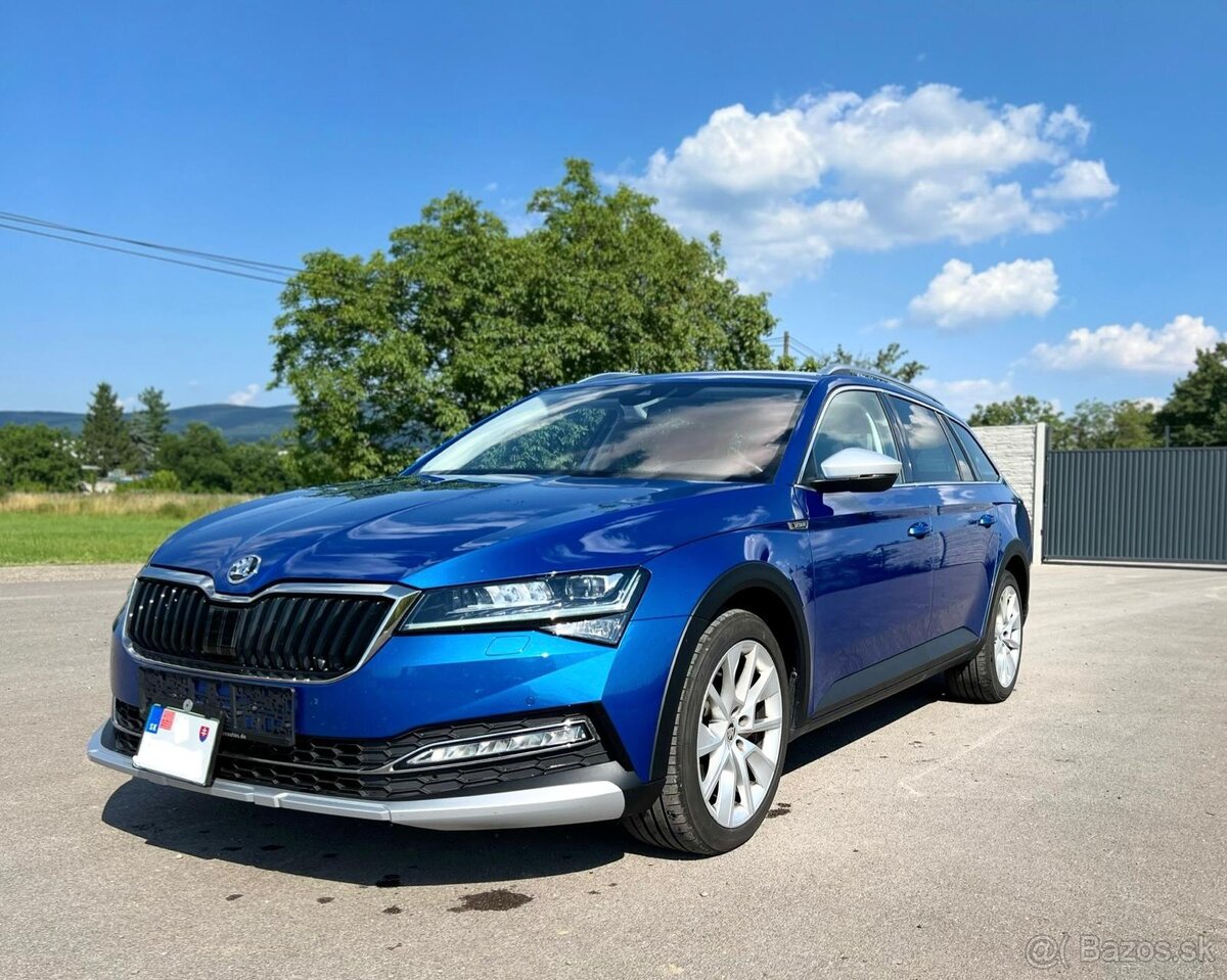 Škoda Superb III, SCOUT 2.0 TDI, 140KW, VIRTUAL,