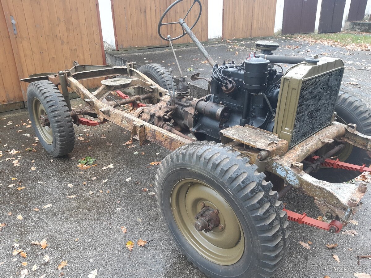 Prodám podvozek Jeep Willys US Navy + karosérie