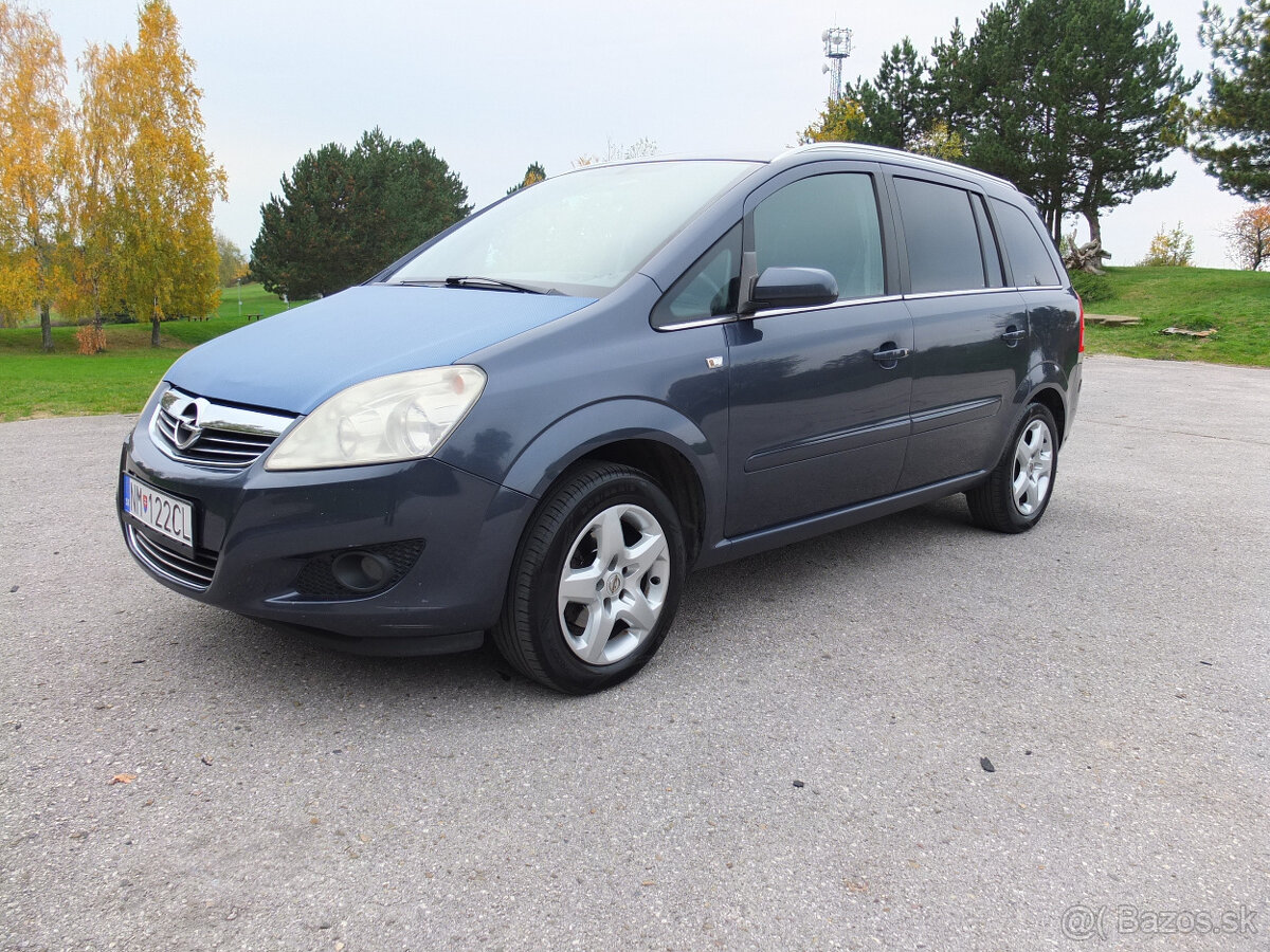 Zafira 2008, 1.6 benzín+LPG, 7-miestne