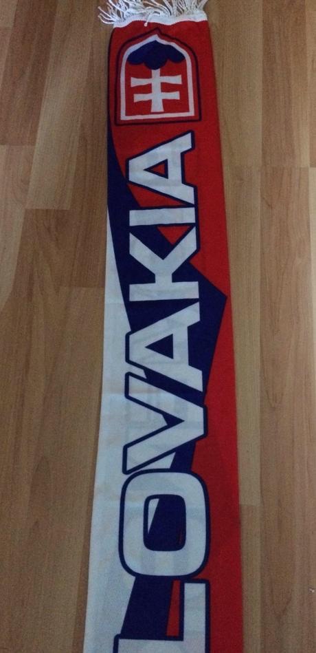 Šal fans Slovakia , nový dlzka 129 cm