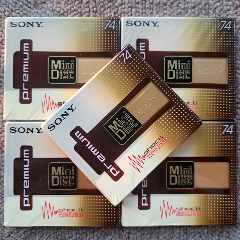 SONY - MD 74 min Premium / Minidisc / nové / 5ks