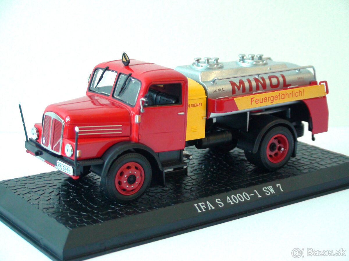 Model IFA S 4000-1 SW 7 cisterna, 1:43, IXO/IST Atlas, nový