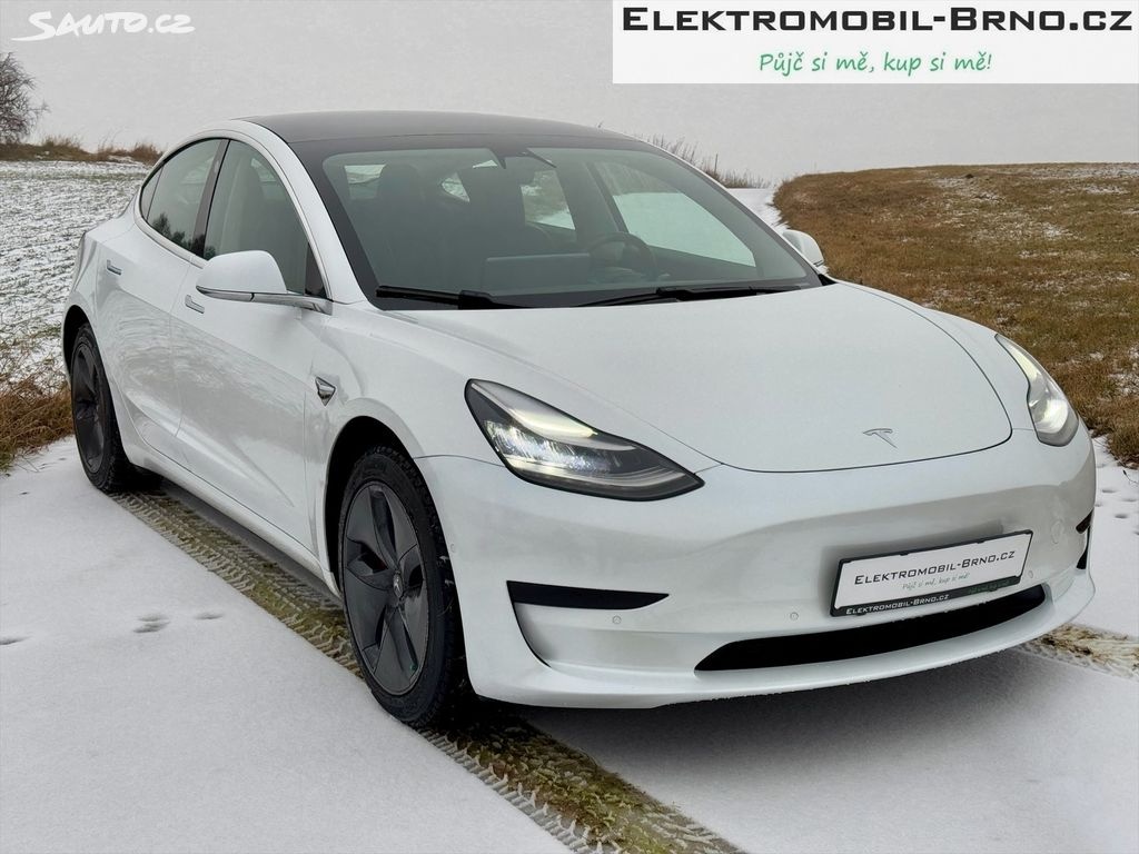 Tesla Model 3, SR+, 52 kWh, SoH 86%,Tažné,vč. DPH 17.900,-