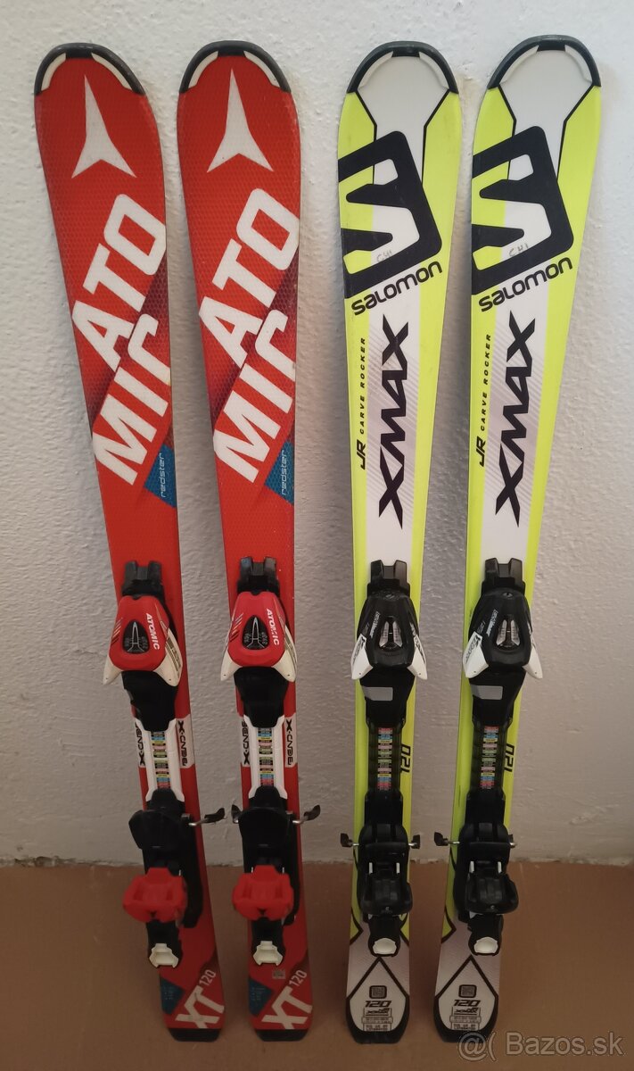 120 cm kvalitne detske lyze ATOMIC a SALOMON