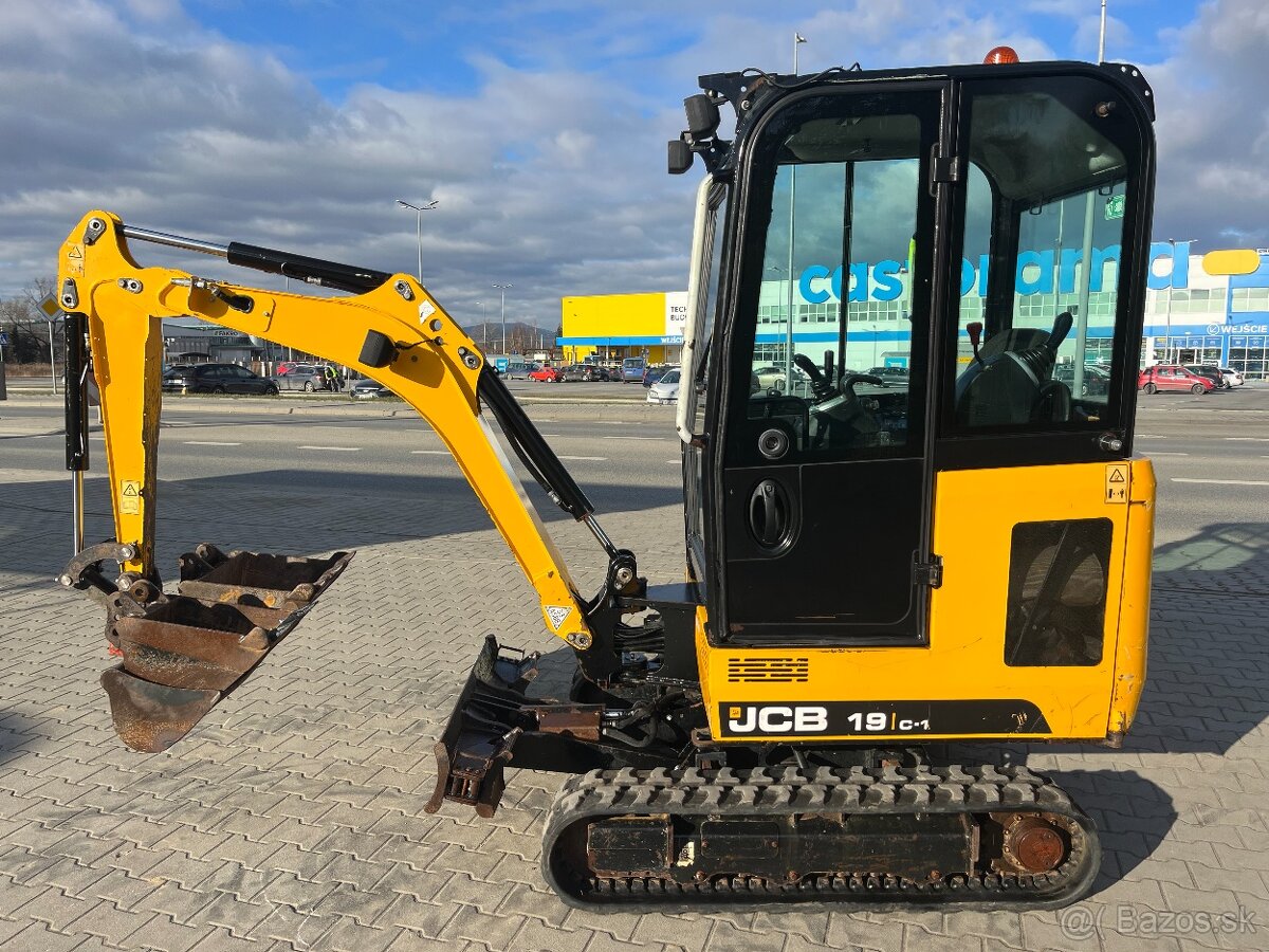 Minibager minirypadlo JCB 19C-1 , Kubota Yanmar Takeuchi