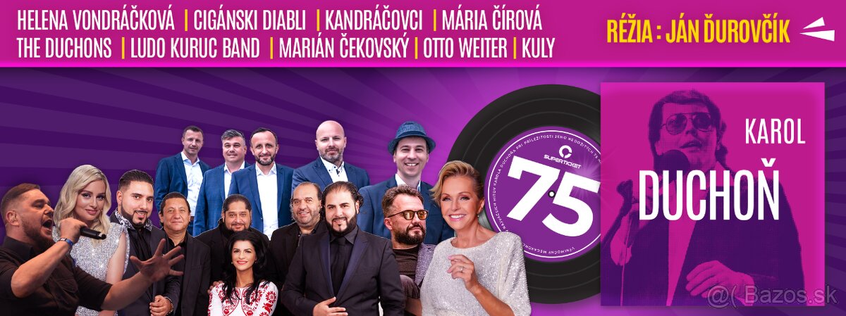 Karol Duchoň 75 Bratislava Tipos Arena