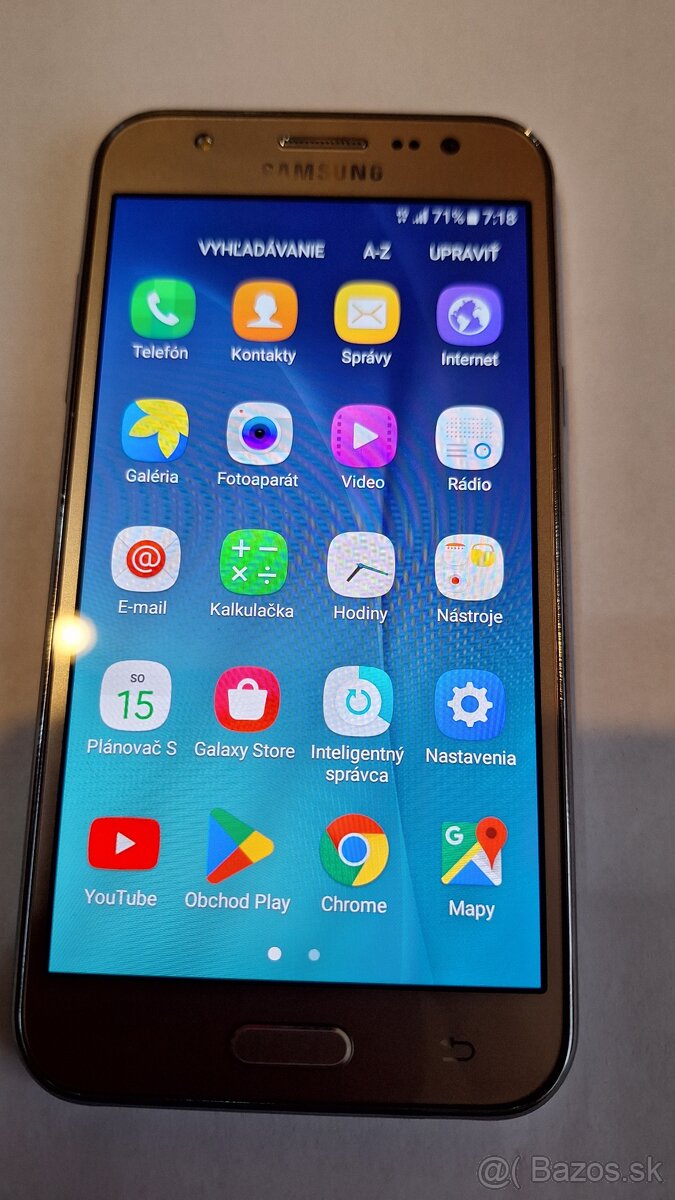 Samsung galaxy J5 zlaty