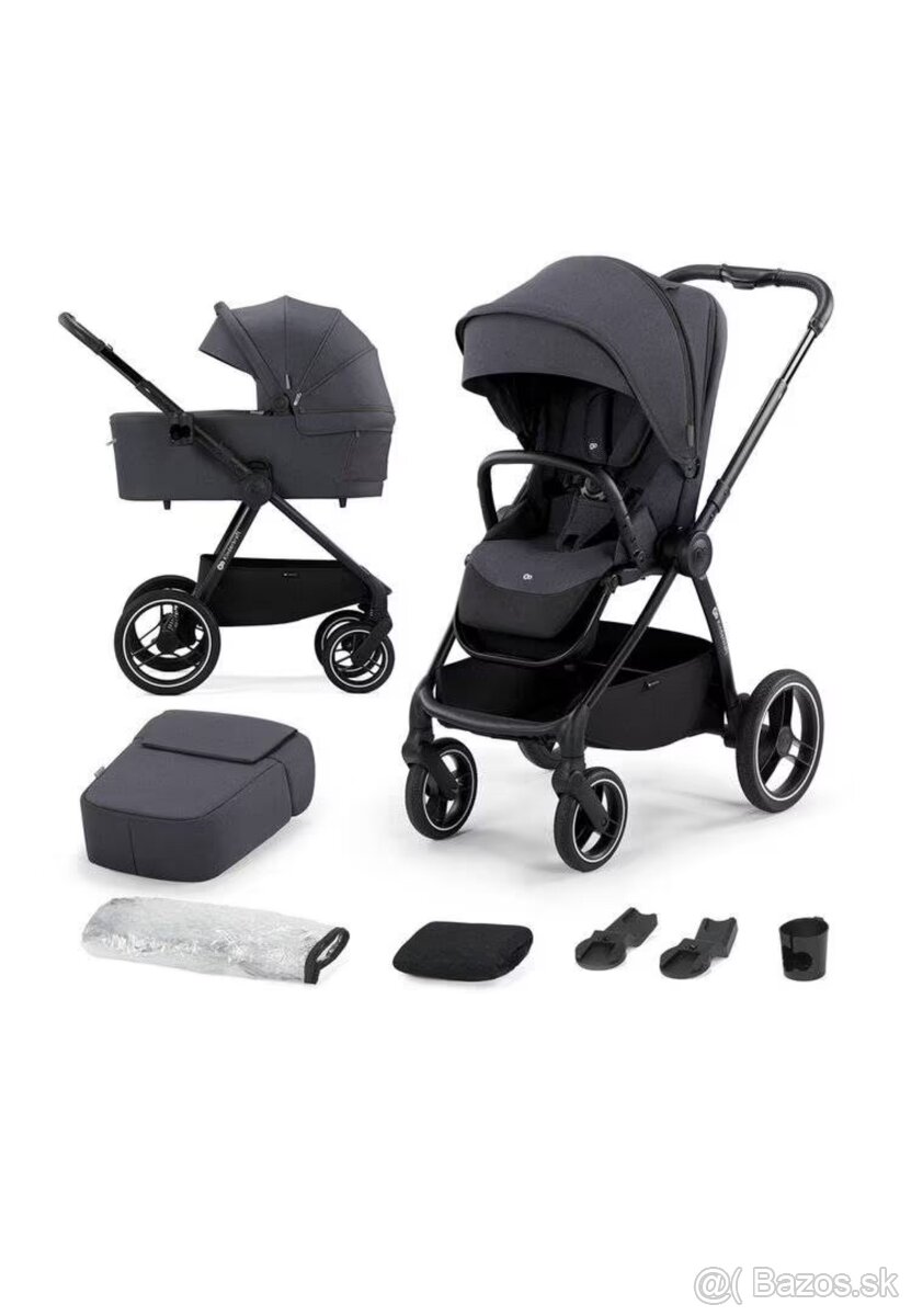 Kinderkraft kombinovaný Nea 2v1 Deep Grey, Premiun