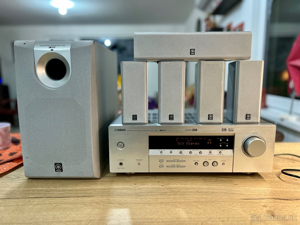 Yamaha domáce kino 5.1 + Receiver