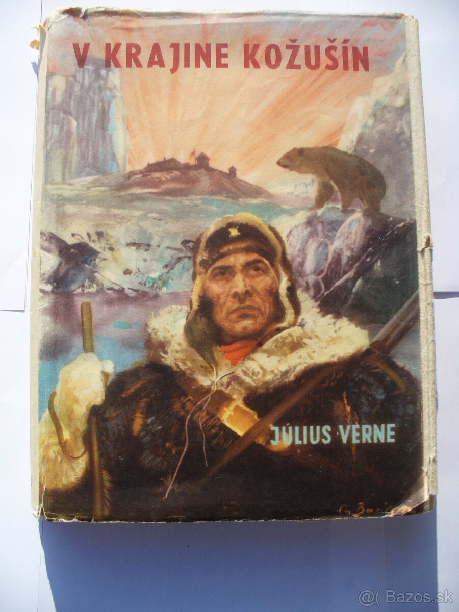 Jules Verne,V krajine kozušín r.1950 ilustroval Z.Burian