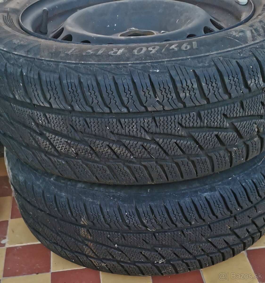 Zimné pneumatiky 195/60r15 +disky