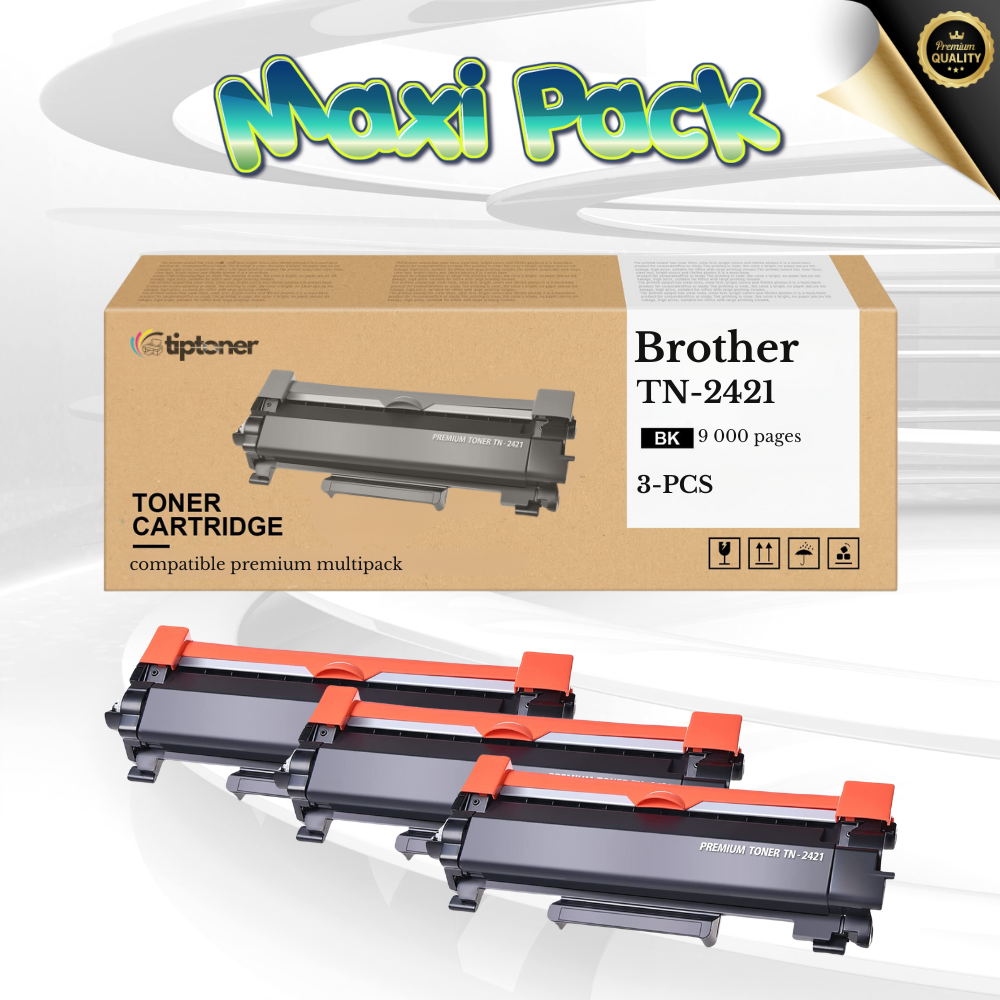 Brother TN-2421 Maxi Pack – 3x black TN2421