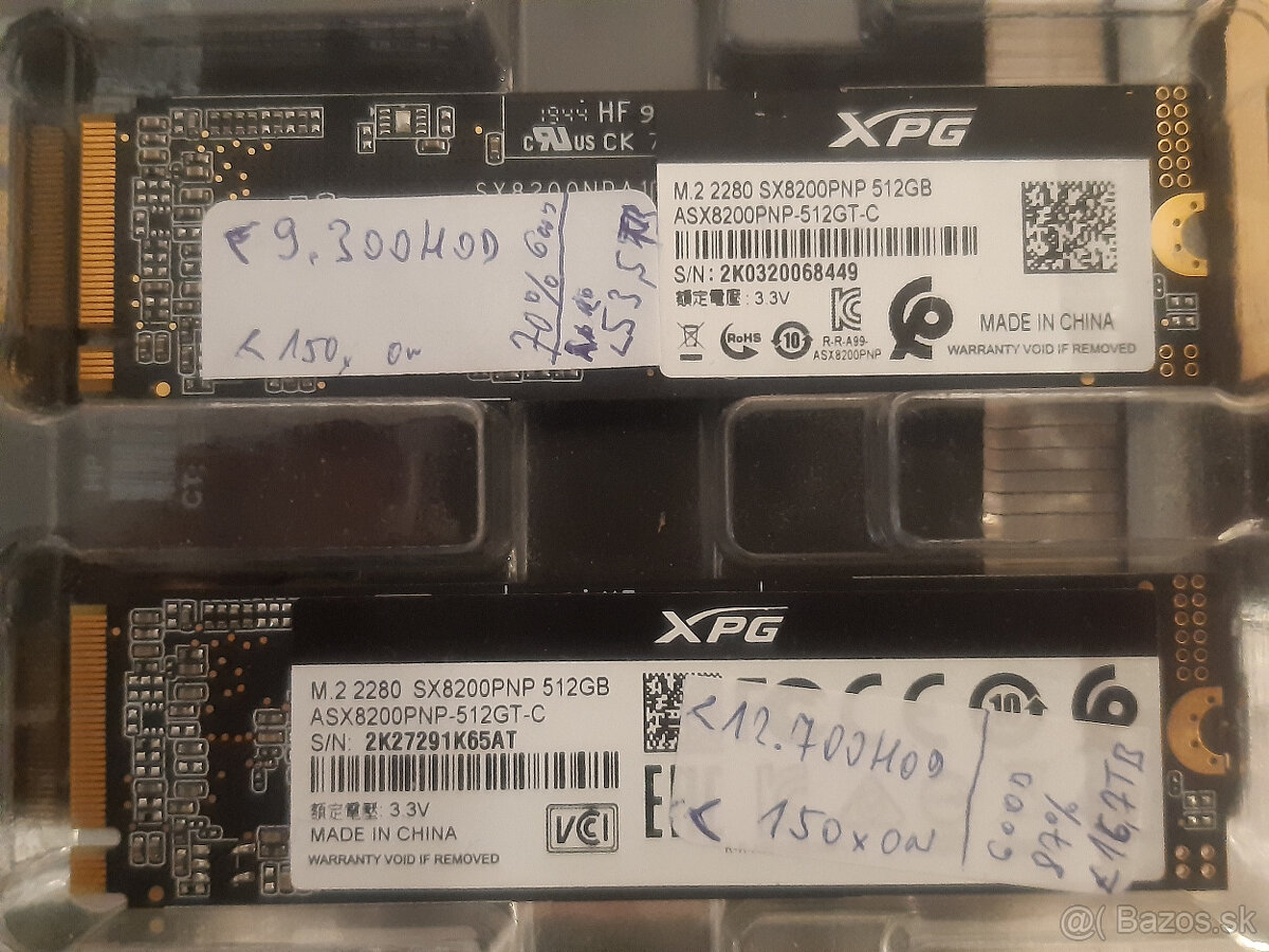 SSD 512GB M.2 ADATA XPG PCIe NVMe 80mm