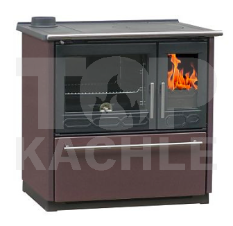 Krbové kachle Plamen thermo850,14kW,pravý,farba-hnedá