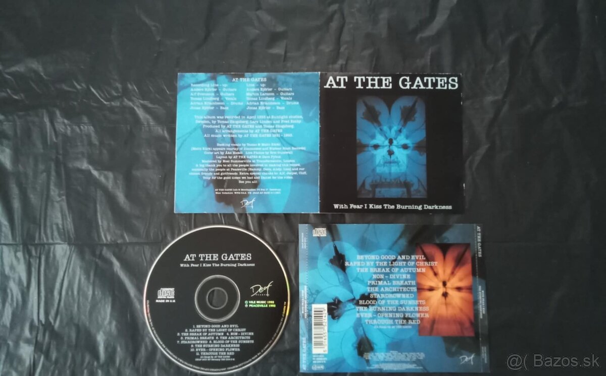 CD AT THE GATES- With Fear I Kiss the Burning Darkness