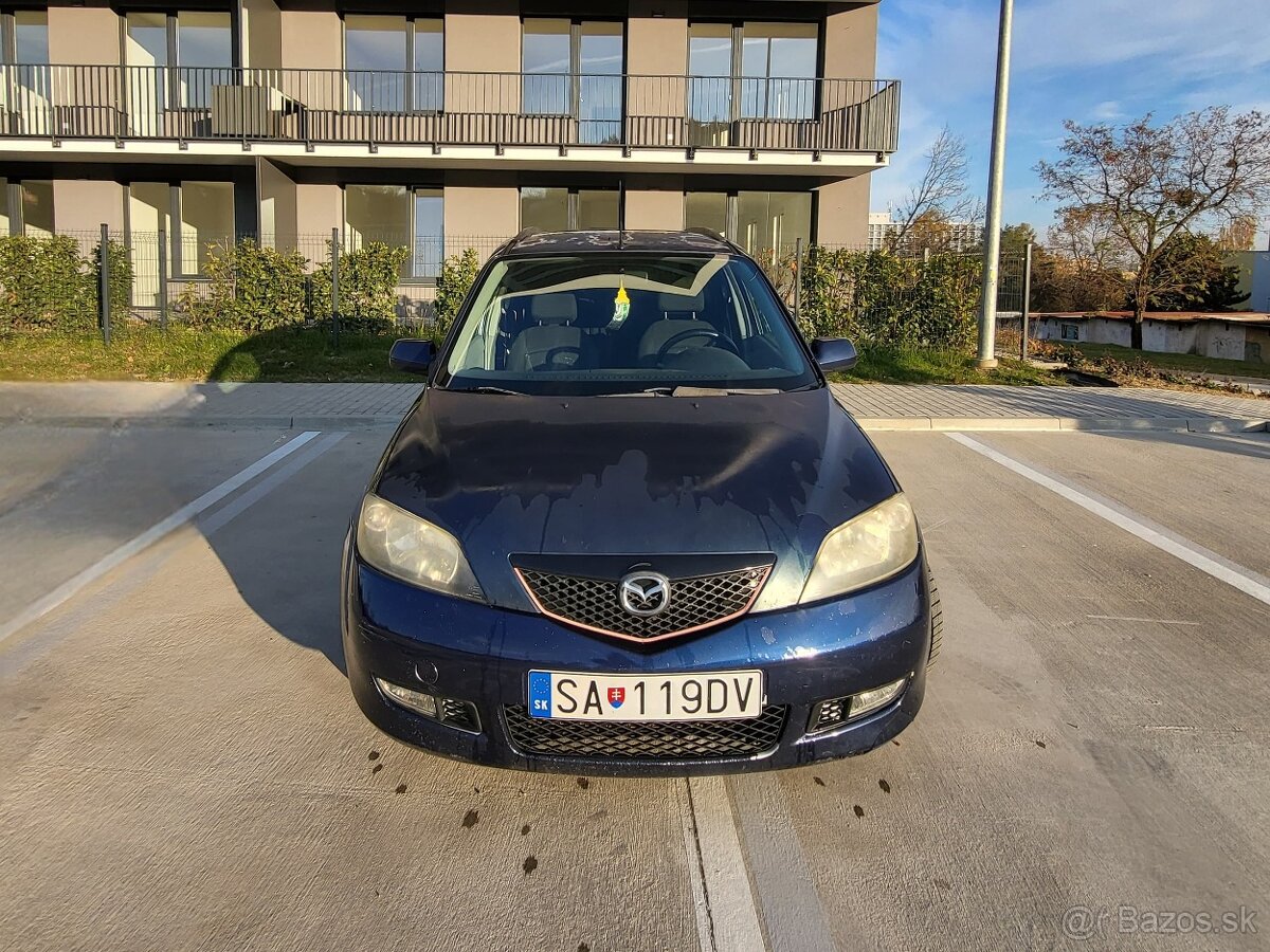 Predám-Mazda 2 , 1.4 DY , 50kW , r.v. 2004