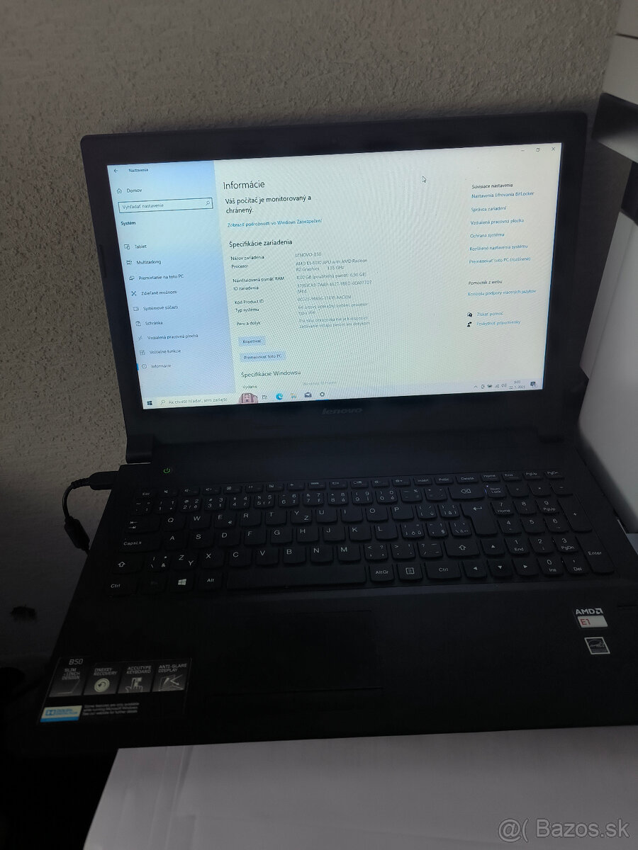 Notebook LENOVO B50-45 20388