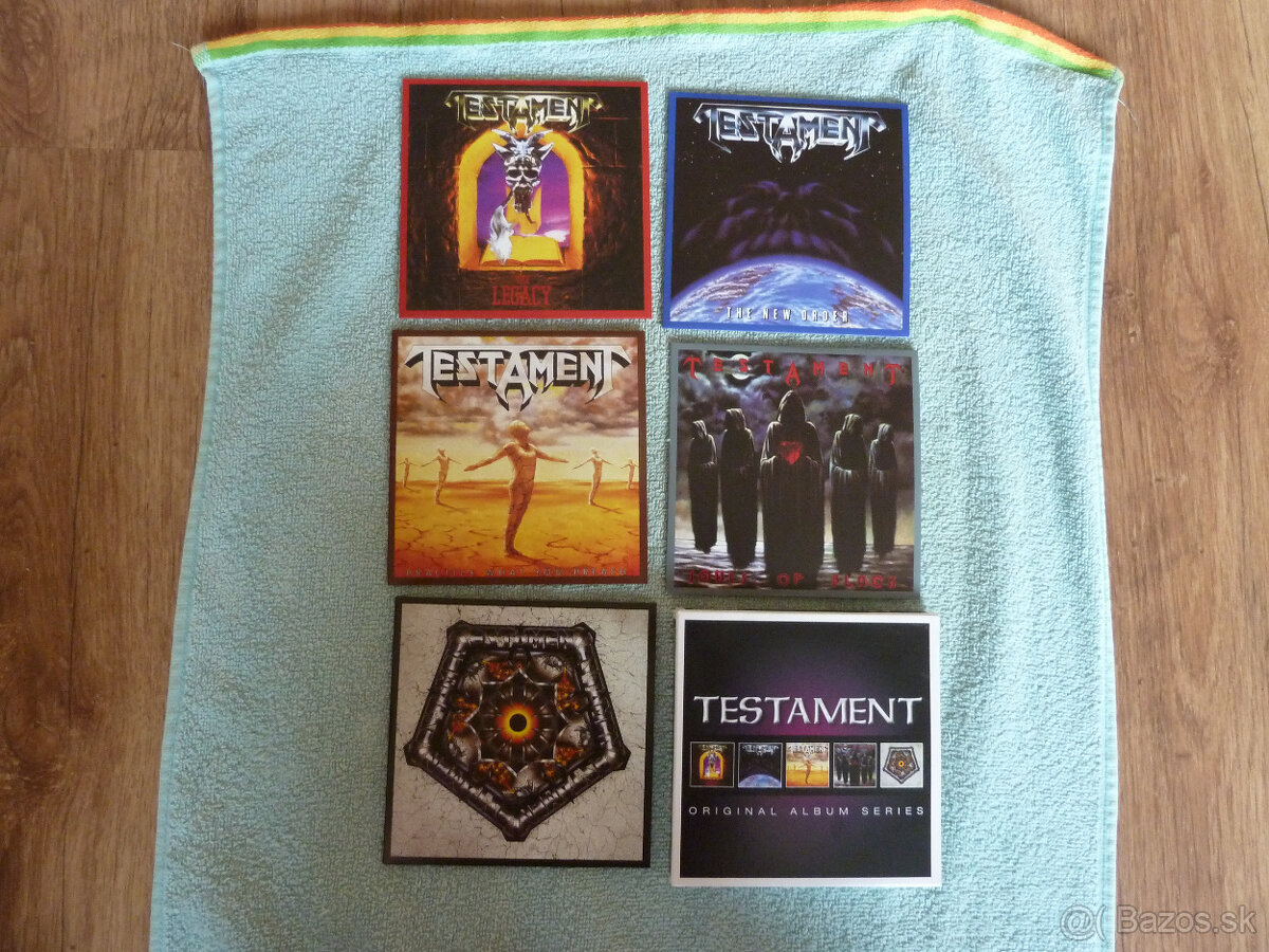 Predám CD-čka Testament Box originál 5CD Album Series nové