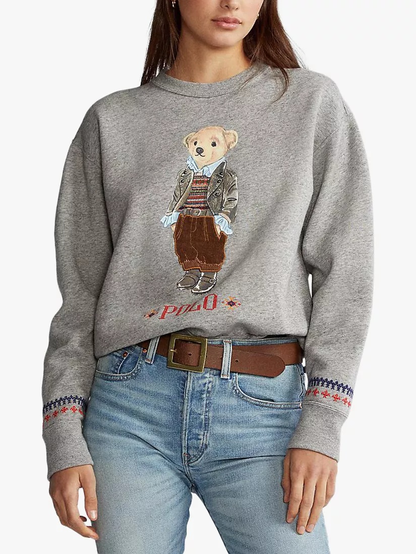 RALPH LAUREN BEAR original luxusna vysivana mikina