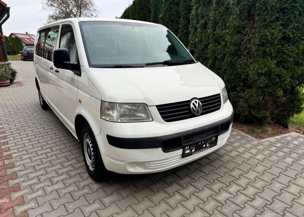 Volkswagen Transporter 2,5TDi LONG 9 Míst Tažné Klima nafta