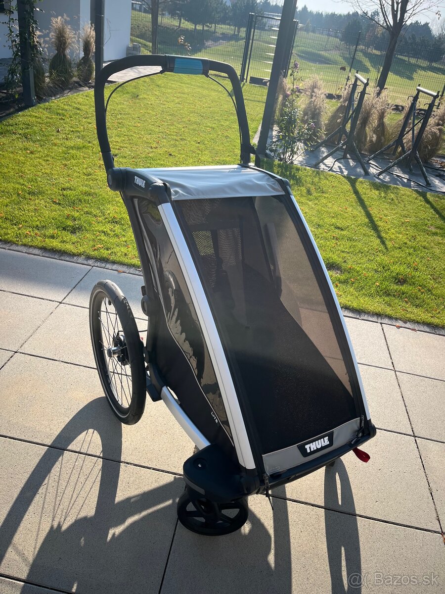 Thule Chariot Lite 1 + jogging kit + brzda + miminkovnik