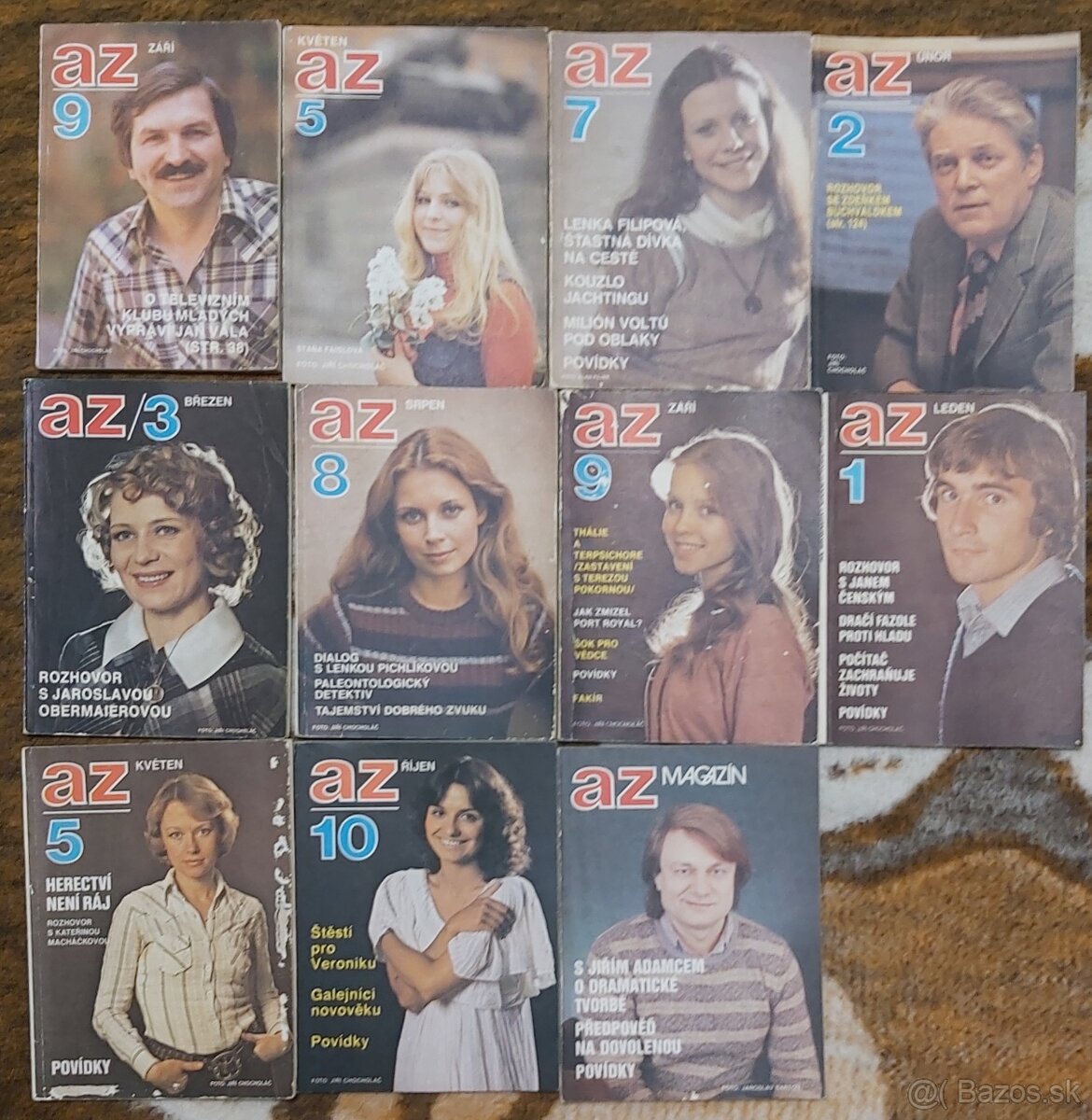 ČASOPISY AZ MAGAZÍN Z ROKOV 1979 až 1987