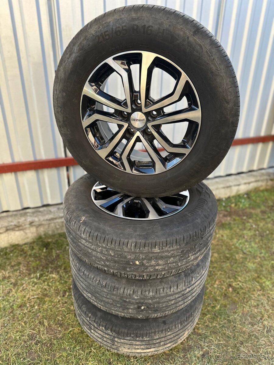 Predám pneumatiky alu disky 215/65 R16 H