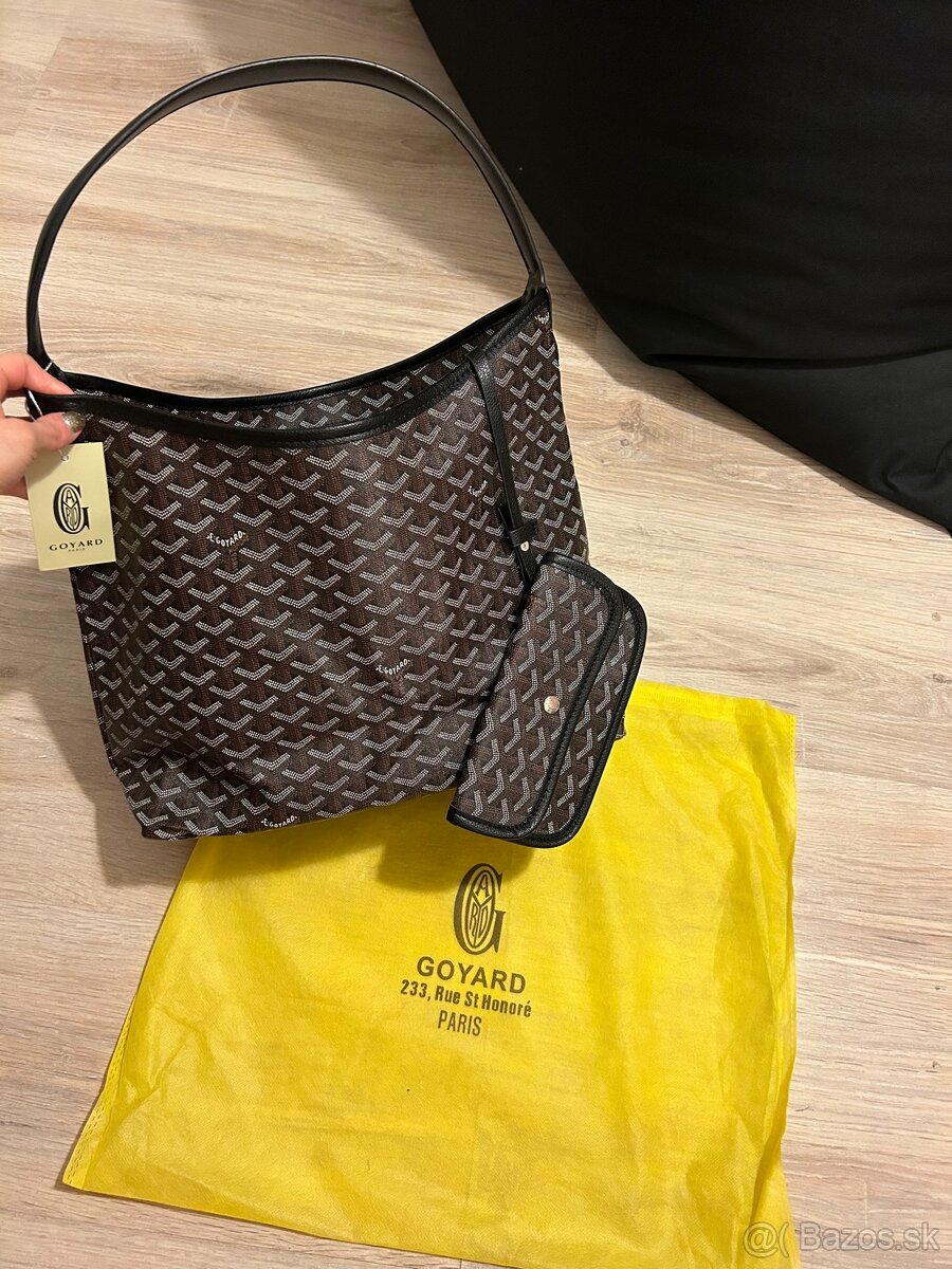 Goyard kabelka Bohéme Hobo - čierna (GO6)