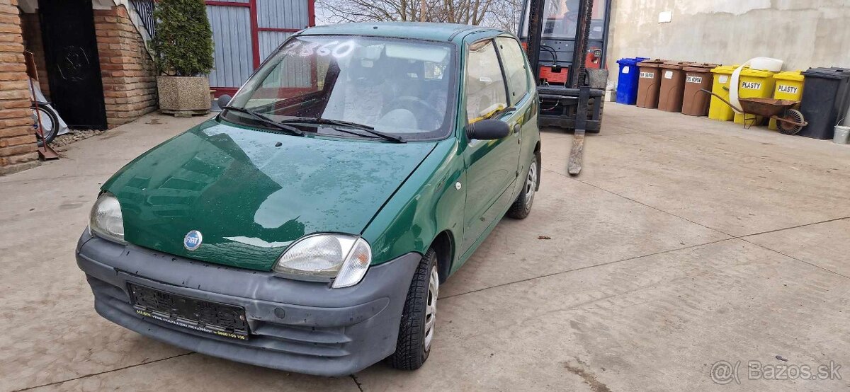 Fiat Seicento 1,1i 40kw kód motora: 187A1000