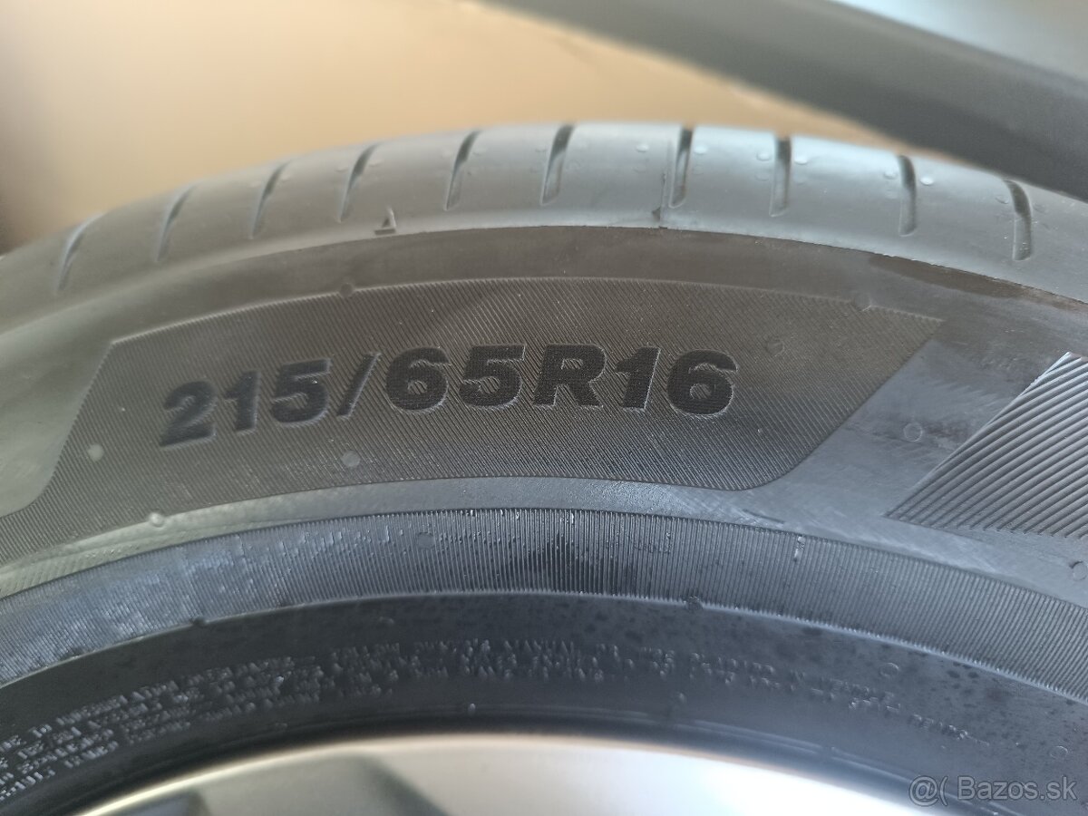 Predám BRIDGESTONE Turanza  215/65/R16